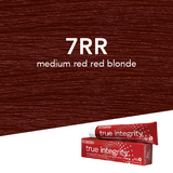 Scruples True Integrity Opalescent Permanent Hair Color 7RR Medium Red Red Blonde / Radiant Red / 7 Professional Salon Products