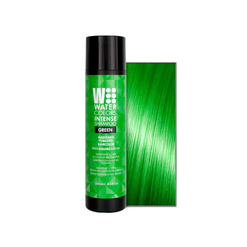 Tressa Watercolors Intense & Metallic Direct Color Shampoos Intense Green Professional Salon Products