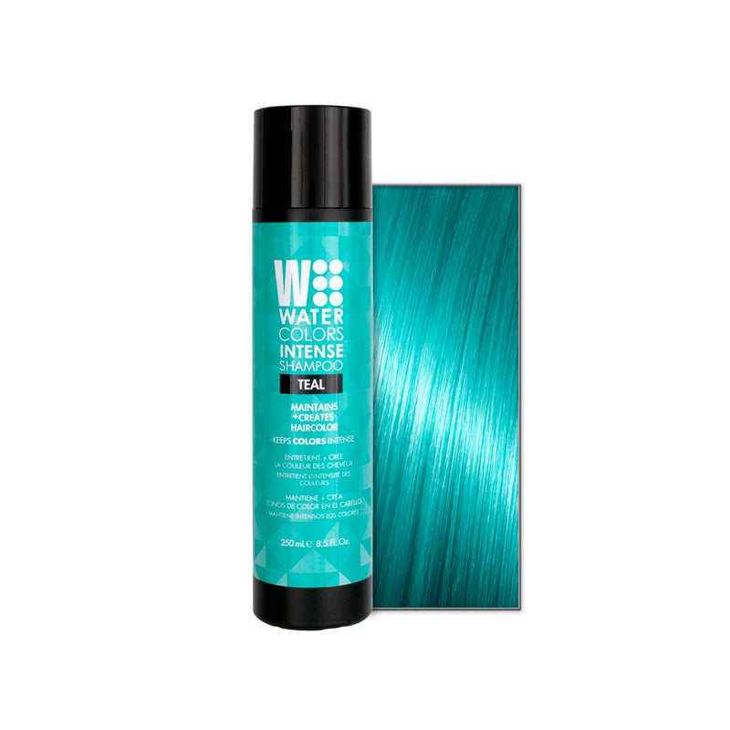 Tressa Watercolors Intense & Metallic Direct Color Shampoos Intense Teal Professional Salon Products