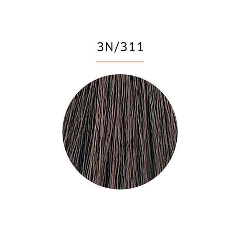 Wella Color Charm 311 / 3N Dark Brown / Natural / 3 Professional Salon Products